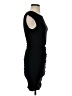 Moda International Solid Black Casual Dress Size S - photo 4