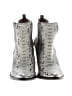 Jeffrey Campbell Gray Ivory Ankle Boots Size 7 - photo 2