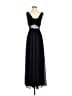 Dessy Collection 100% Polyester Black Cocktail Dress Size 2 - photo 1