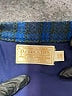 Pendleton 100% Wool Plaid Blue Wool Skirt Size 14 - photo 4