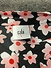 CAbi 100% Polyester Floral Black Short Sleeve Blouse Size S - photo 7