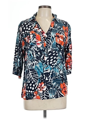 Westbound 3/4 Sleeve Blouse (view 1)