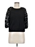 Left Coast by Dolan 100% Cotton Black 3/4 Sleeve Top Size M - photo 1