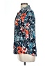 Westbound 100% Rayon Tropical Blue 3/4 Sleeve Blouse Size L - photo 5