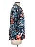 Westbound 100% Rayon Tropical Blue 3/4 Sleeve Blouse Size L - photo 4