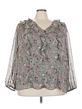 Lc Lauren Conrad 3/4 Sleeve Blouse