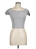 Forever 21 Gray Short Sleeve Top Size L - photo 1