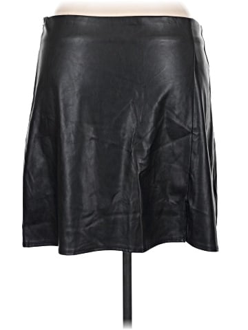 Old Navy Faux Leather Skirt (view 2)