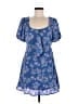 Sienna Sky 100% Polyester Paisley Blue Casual Dress Size M - photo 1