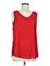 Unbranded 100% Polyester Red Sleeveless Blouse Size M - photo 1