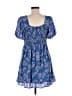 Sienna Sky 100% Polyester Paisley Blue Casual Dress Size M - photo 2