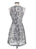 Joie 100% Silk Animal Print Silver Cocktail Dress Size XS - photo 2