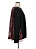Ann Taylor LOFT 100% Polyester Black Long Sleeve T-Shirt Size XL - photo 4