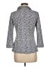 J. McLaughlin Blue 3/4 Sleeve Blouse Size M - photo 2