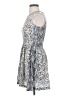 Joie 100% Silk Animal Print Silver Cocktail Dress Size XS - photo 5