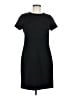 Calvin Klein Solid Black Casual Dress Size 6 - photo 1