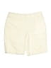 J. McLaughlin Solid Ivory Khaki Shorts Size 6 - photo 1