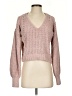 Almost Famous 100% Polyester Pink Pullover Sweater Size S - photo 1
