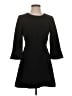 J.Crew Solid Black Casual Dress Size 4 (petite) - photo 1