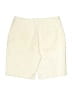 J. McLaughlin Solid Ivory Khaki Shorts Size 6 - photo 2