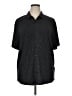 Guess Paisley Black Short Sleeve Button-Down Shirt Size XL - photo 1