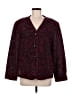 Fashion Bug Tweed Burgundy Blazer Size L (estimated) - photo 1