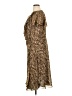 Lane Bryant 100% Polyester Animal Print Brown Casual Dress Size 16 - photo 5