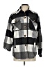 Veveret 100% Polyester Plaid Gray Coat Size S - photo 1