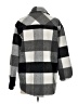 Veveret 100% Polyester Plaid Gray Coat Size S - photo 2