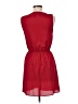 Rachel Kate 100% Polyester Solid Red Casual Dress Size M - photo 2