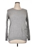 Vertical Design Gray Long Sleeve Top Size XL - photo 1