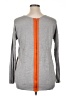 Vertical Design Gray Long Sleeve Top Size XL - photo 2