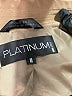 Platinum 100% Polyester Tan Trenchcoat Size M - photo 6