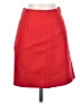 J.Crew 100% Wool Solid Red Wool Skirt Size 00 - photo 1