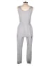 Assorted Brands Solid Gray Jumpsuit Size XXL - photo 2