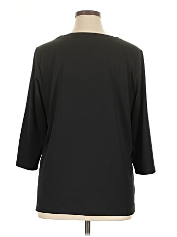 Susan Graver 3/4 Sleeve T-Shirt (view 2)