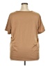 Susan Graver Tan Short Sleeve Top Size 2X - photo 2