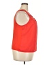 Elle 100% Polyester Orange Sleeveless Blouse Size XXL - photo 4