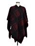 Ike Behar Burgundy Poncho One size - photo 1
