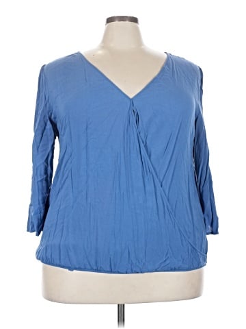 Faded Glory 3/4 Sleeve Blouse (view 1)