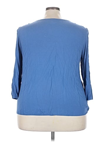 Faded Glory 3/4 Sleeve Blouse (view 2)