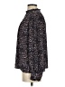 Ann Taylor LOFT Animal Print Black Long Sleeve Blouse Size S - photo 5