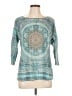 Chico's 100% Polyester Teal Pullover Sweater Size Lg (2) - photo 1