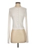 Essentials Ivory Long Sleeve Blouse Size S - photo 1