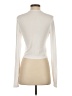 Essentials Ivory Long Sleeve Blouse Size S - photo 2