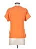 Banana Republic 100% Polyester Orange Short Sleeve Top Size XS - photo 2