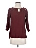 Express Burgundy 3/4 Sleeve Blouse Size XS - photo 1