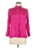 AKRIS 100% Silk Pink Long Sleeve Silk Top Size M - photo 1