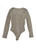 Shein 100% Polyester Gray Bodysuit Size S - photo 1