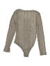 Shein 100% Polyester Gray Bodysuit Size S - photo 2